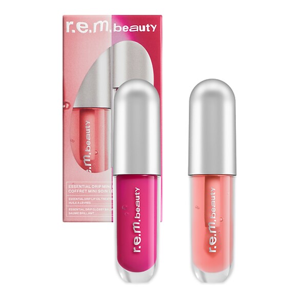 Essential drip - Duo med gloss och läppbalsam i miniformat, REM BEAUTY